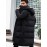 Men's Mid-length Hooded Long Puffer Jacket, Casual Warm Comfy Down Coat For Fall Winter Outdoor Activities